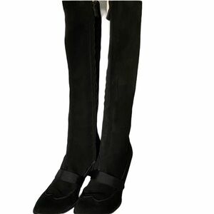 Philosophy di Alberta Ferretti Suede knee hi boots